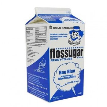 Boo Blue Candy Floss Sugar Carton